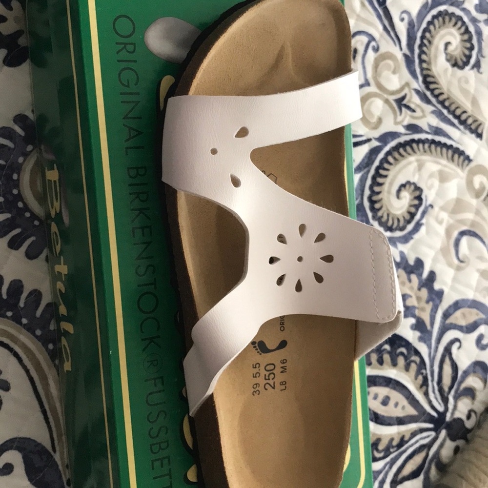 Betula white Zara sandals